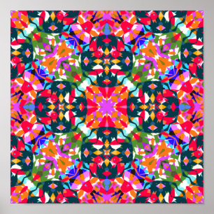 Bright Jolly Colorful Dopamine Decor Wall Poster