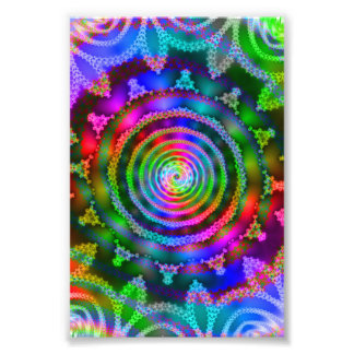 Bright Kaleidoscope Photo Print