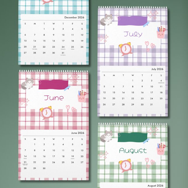 Bright Kawaii Kitty Art Calendar (Creator Uploaded)
