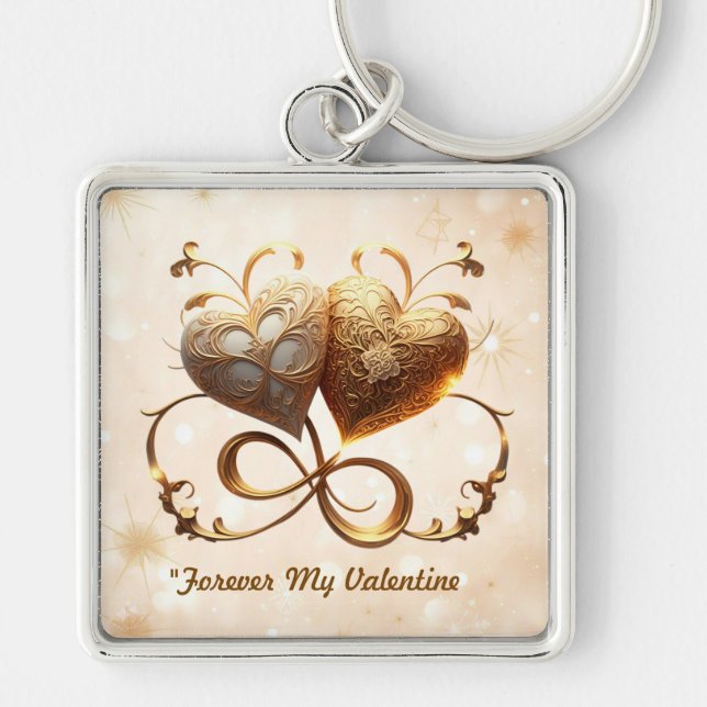 "Bright Kisses Forever" Key Ring (Front)