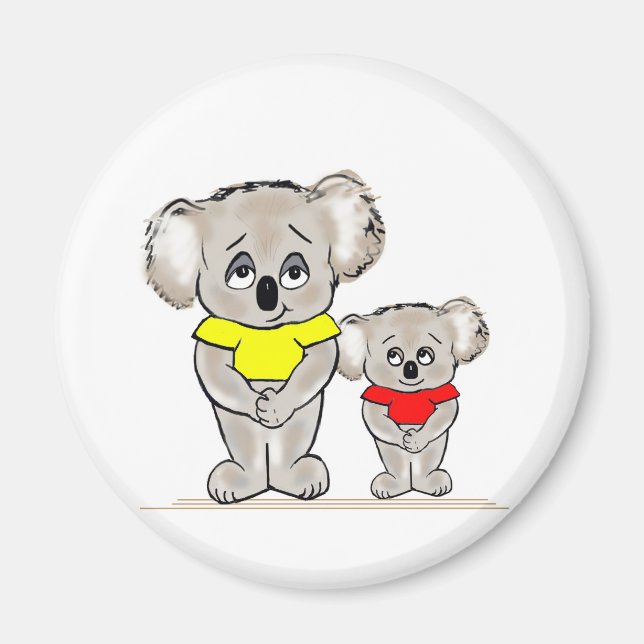 Bright Koalas Magnet (Front)