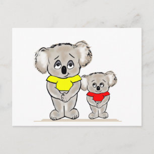Bright Koalas Postcard