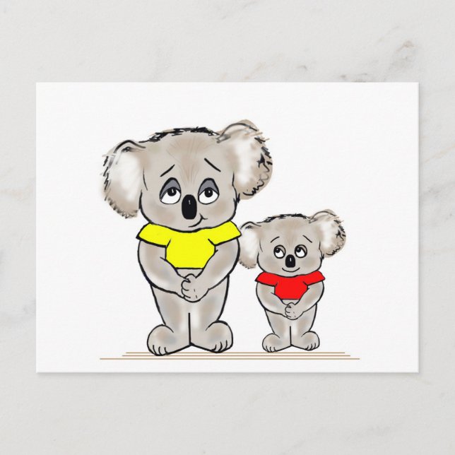 Bright Koalas Postcard (Front)