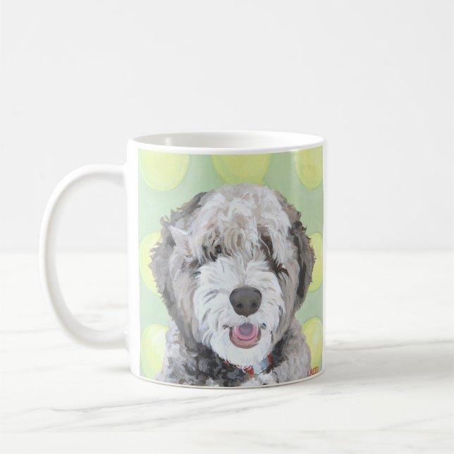 Bright Labradoodle Mug (Left)