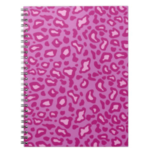 Bright Lavender Leopard Notebook
