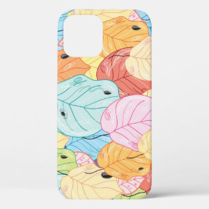 Bright Leaf Texture: Nature Inspired. iPhone 12 Case