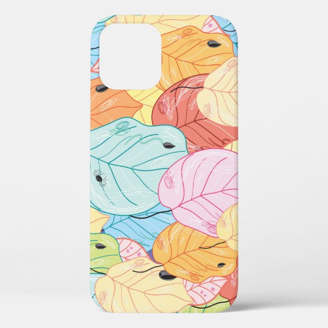 Bright Leaf Texture: Nature Inspired. Case-Mate iPhone Case (Back)