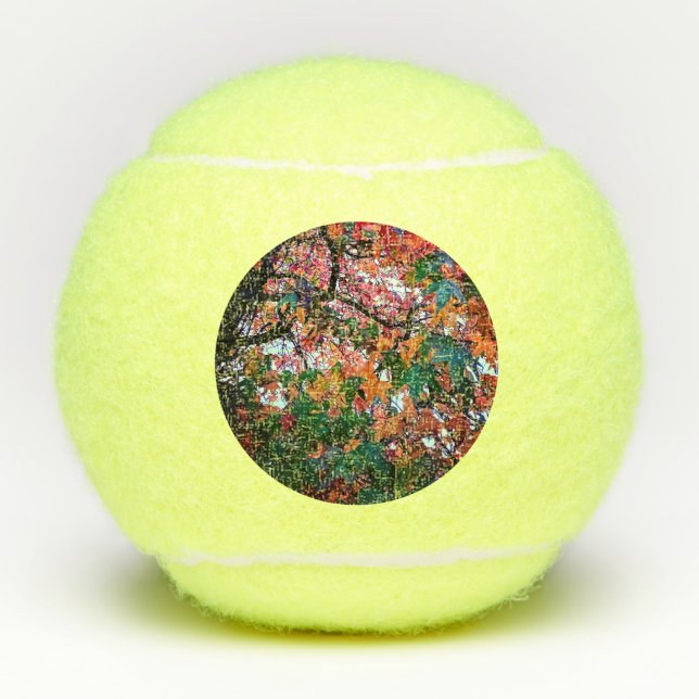 Bright leaves  tennis balls (Front)