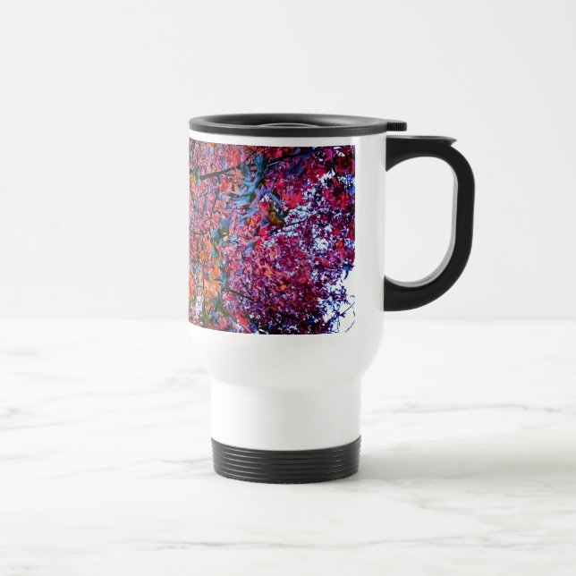 Bright leaves travel mug (Right)