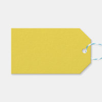 Bright, Lemon Yellow Gift Tag