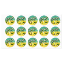 Bright Lemonade Stickers – Fun Summer Refreshment 