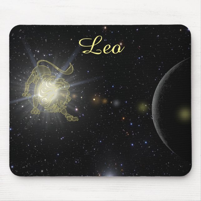Bright Leo Mouse Mat (Front)