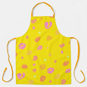 Bright Leopard Print Apron