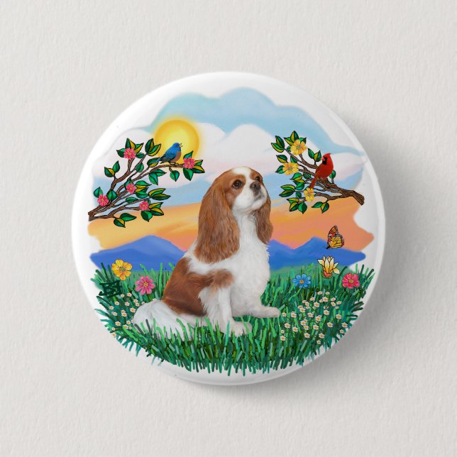 Bright Life - Cavalier (BL-F) 6 Cm Round Badge (Front)