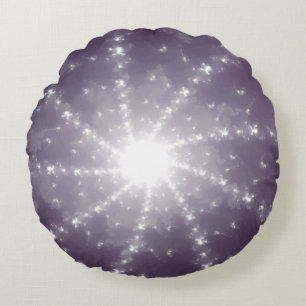 Bright Light at End of the Tunnel Round Cushion