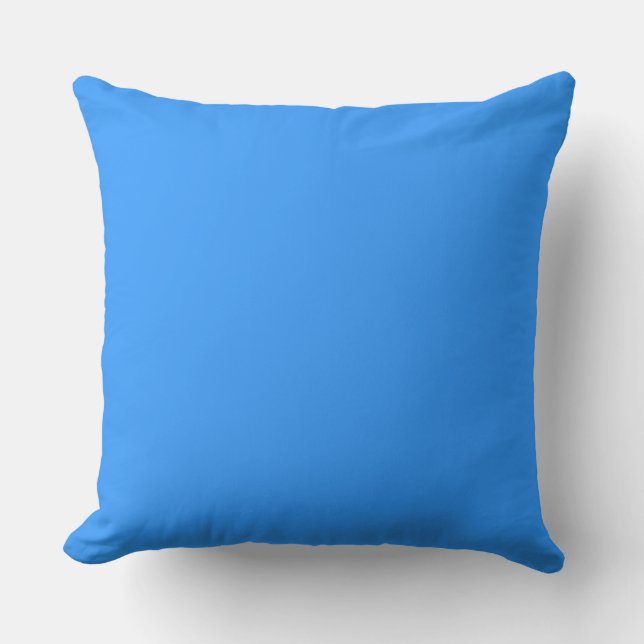 bright light blue  pillow (Front)