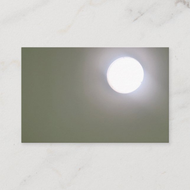 Bright Light Business Card Lighting (Front)