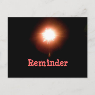 Bright Light Reminder Card