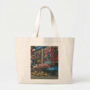 Bright Lights Times Square 2012 Large Tote Bag