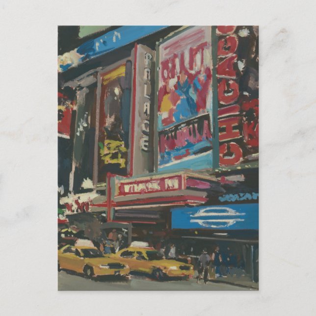 Bright Lights Times Square 2012 Postcard (Front)