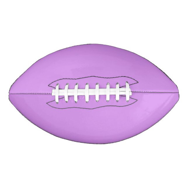 Bright lilac (solid colour)  american football (Front)