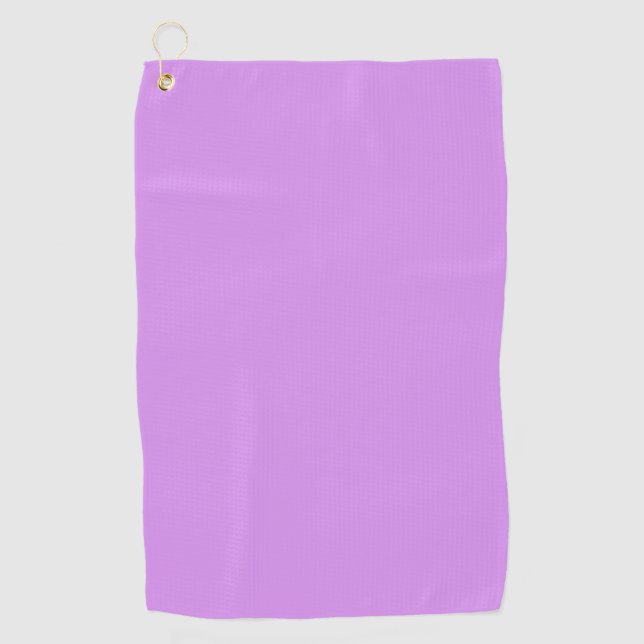 Bright lilac (solid colour)  golf towel (Front)