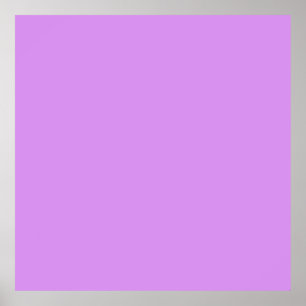 Bright lilac (solid colour) poster