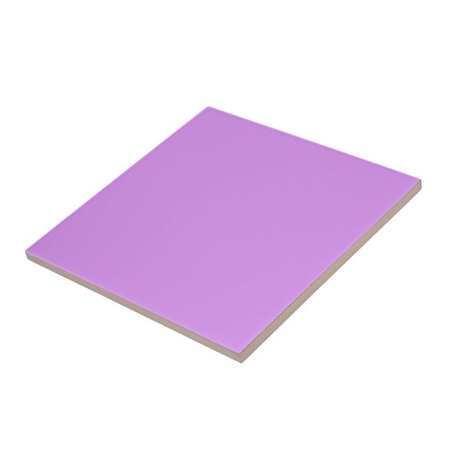 Bright lilac (solid colour)  tile (Side)