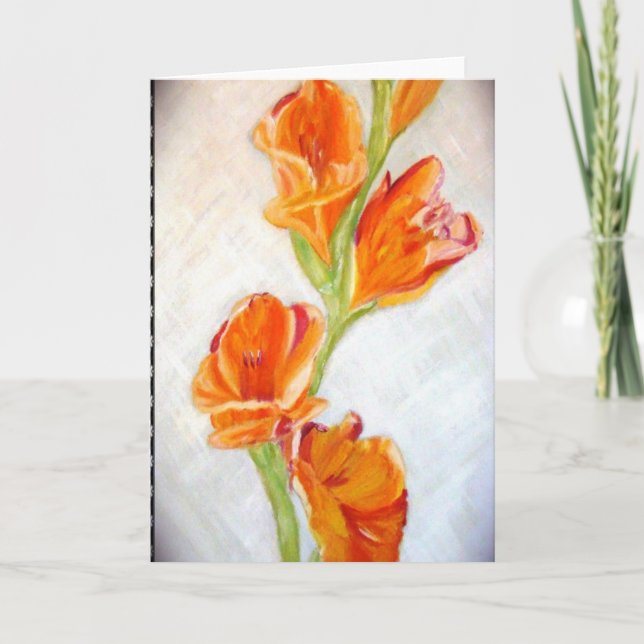 Bright Lily Greeting Card (Front)