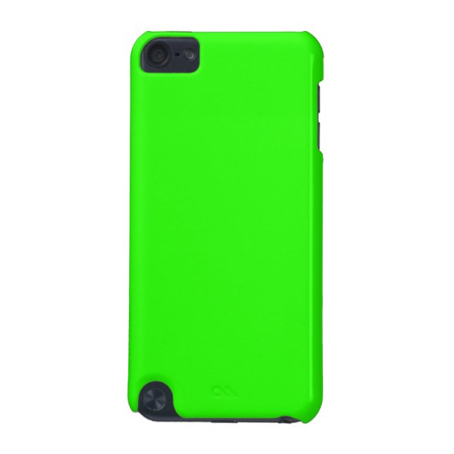 Bright Lime Green Colour iPod Touch (5th Generation) Case (Back)