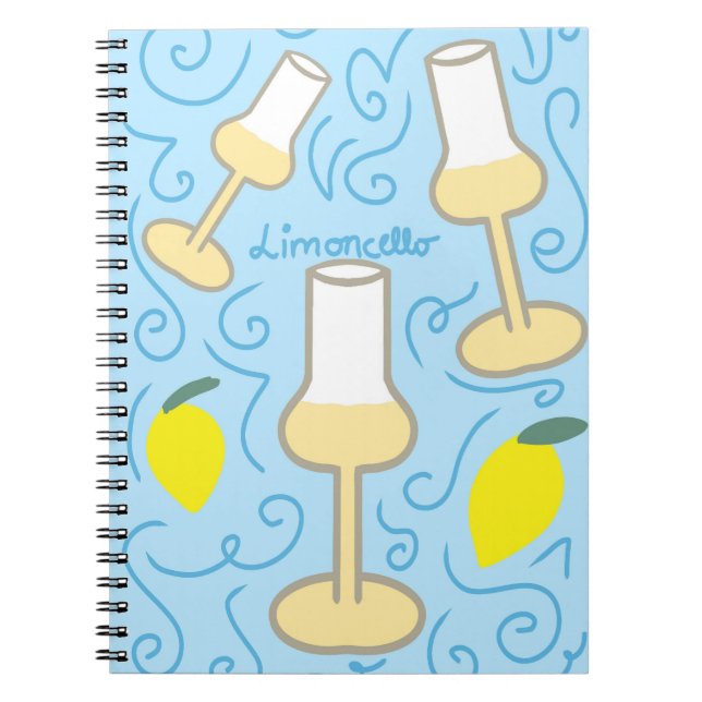 Bright Limoncello  Notebook (Front)