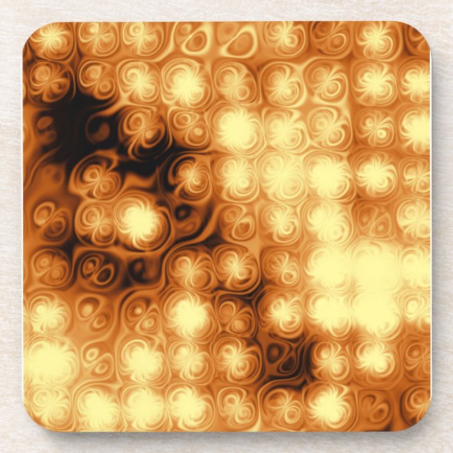 Bright Liquid Copper Coaster (Front)