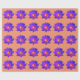 Bright Lotus Flower Wrapping Paper