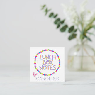 Bright Lunchbox Notes