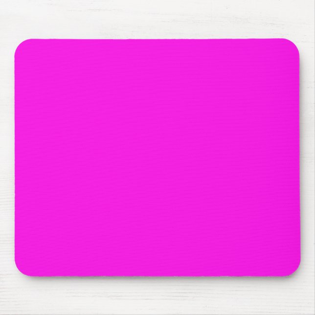  Bright Magenta (solid colour)  Mouse Mat (Front)