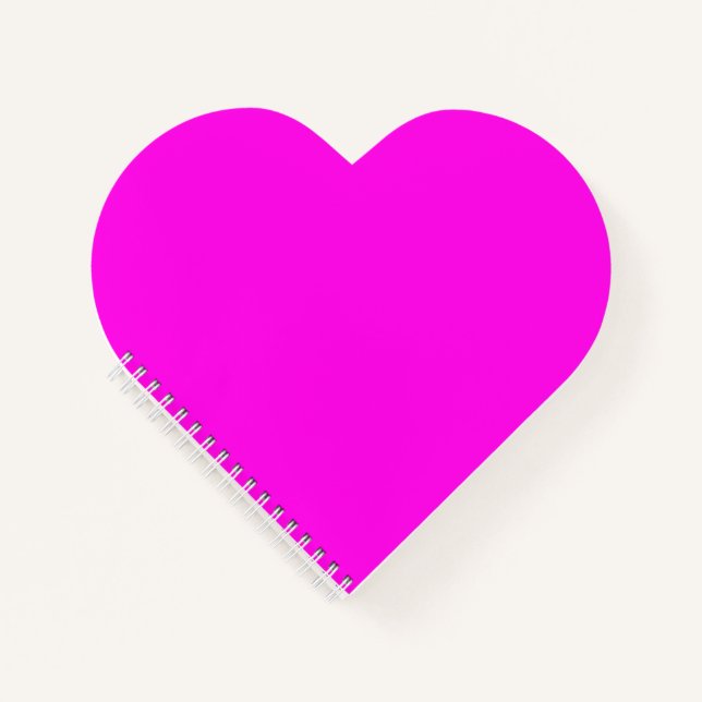  Bright Magenta (solid colour)  Notebook (Front)