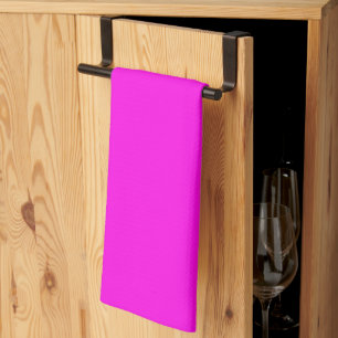  Bright Magenta (solid colour)  Tea Towel