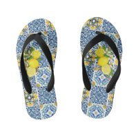 Bright Mediterranean Sicilian Tiles Citrus Lemons