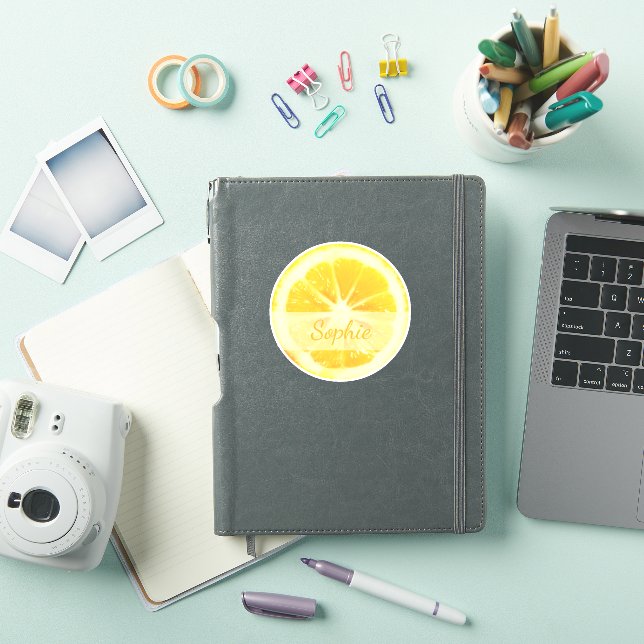 BRIGHT MEDITERRANEAN SUNSHINE YELLOW LEMON FRUIT  (iPad Cover)