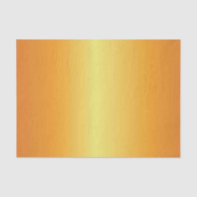 Bright Metallic Gold Bells Tissue Paper (Front)