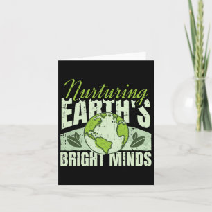 Bright Minds Earth Day Environmental Nature Enviro Card