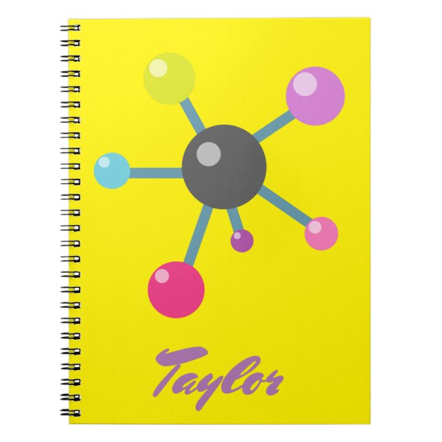 Bright Molecules Science Notebook (Front)