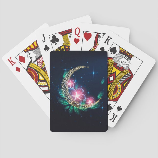 Bright Moon Playing Cards (Back)
