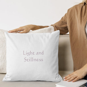 Bright Morning Mood Golden Script  Cushion
