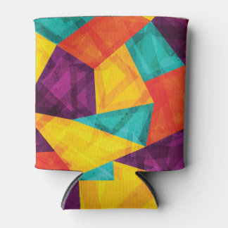 Bright Mosaic Grunge Seamless Pattern Can Cooler