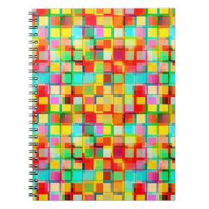 Bright mosaic notebook