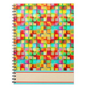 Bright mosaic notebook