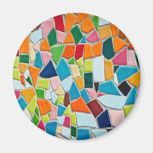Bright Mosaic Tiles Magnet