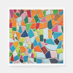Bright Mosaic Tiles Napkin