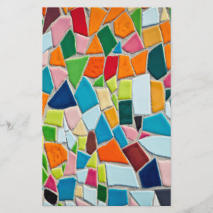 Bright Mosaic Tiles Stationery